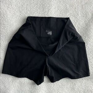 Aerie Offline Women's Black Bike Shorts the hugger Hi-Rise 5 inch XL